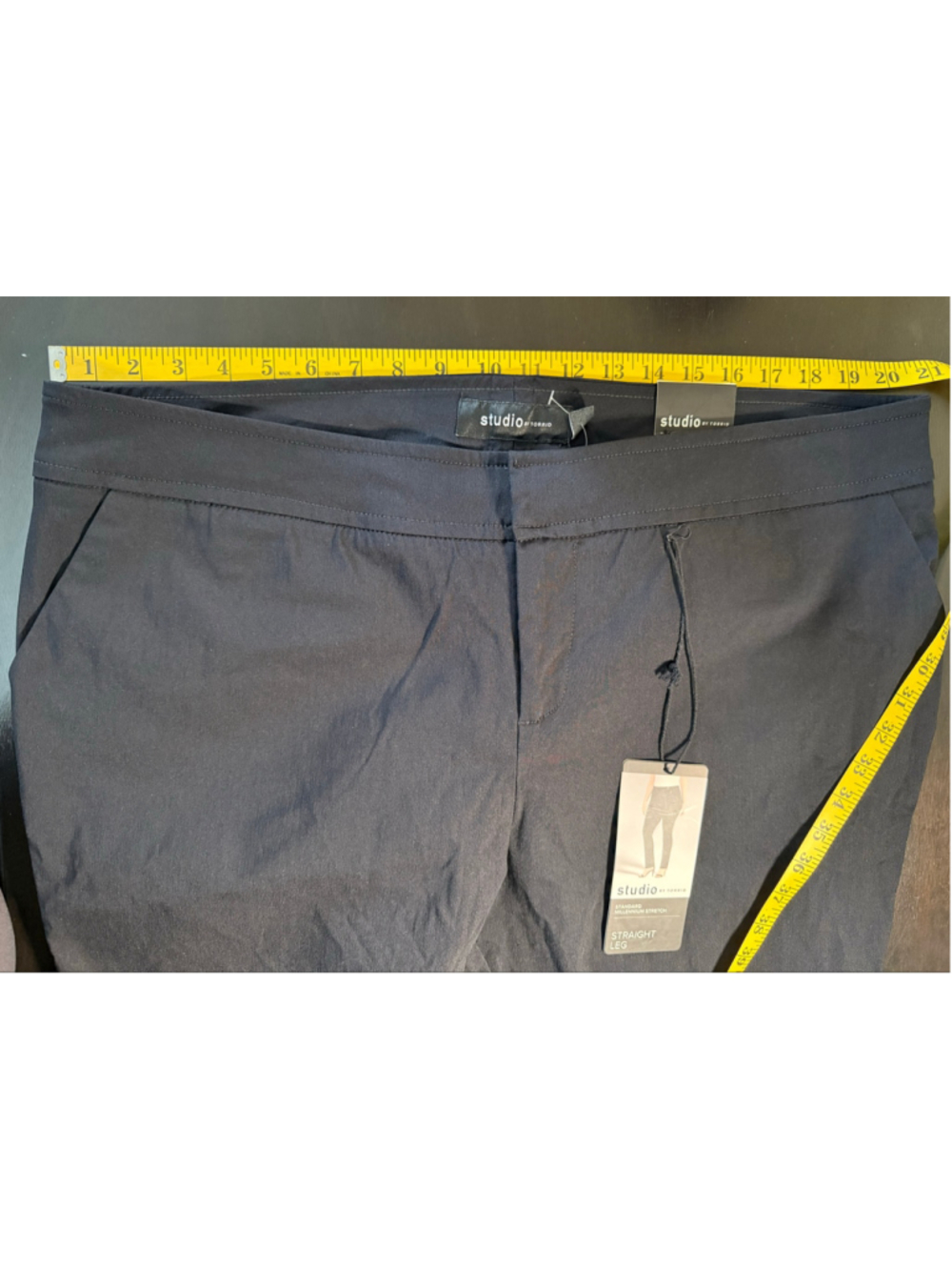 Torrid Studio Millennium Stretch Straight Leg Pants Black 22 Short NWT - Picture 8 of 9